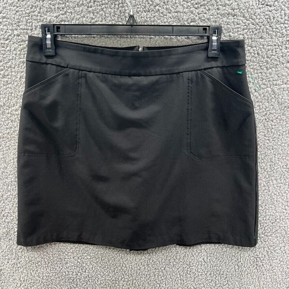 PETER MILLAR Wicking Women's Golf Skort Skirt Stretch Black Size 14